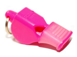**Cancer Aware** Fox 40 MINI Pink Whistle with Protector